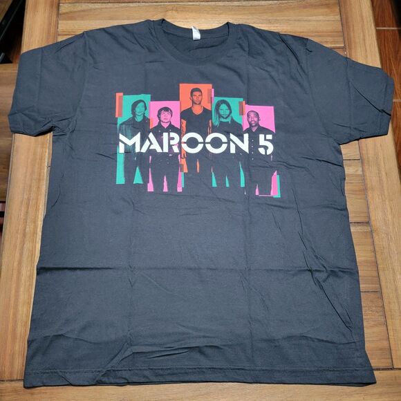 Maroon 5 Graphic Unisex Tee SS Black - Size 2XL - Picture 2 of 7